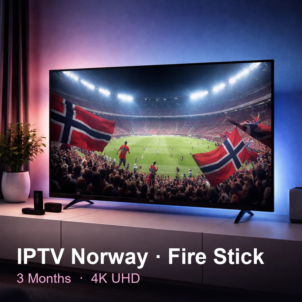 IPTV Norway for Fire Stick — live TV, sports, movies & series in 4K UHD (3 Months)