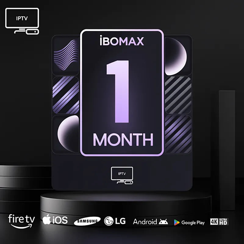 1 Month IPTV Subscription — IBOMAX PRO