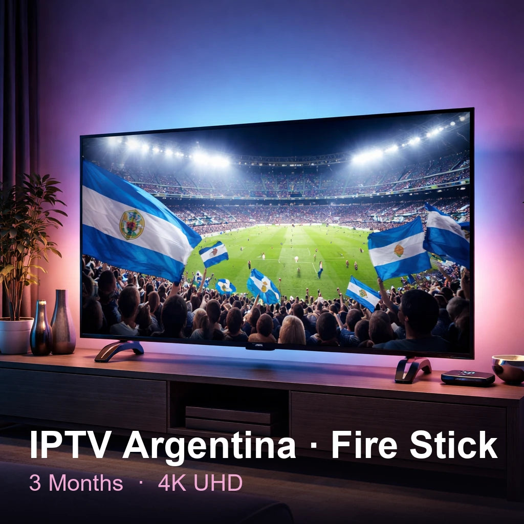IPTV Argentinaaa for Fire Stick — live TV, sports, movies & series in 4K UHD (3 Months)
