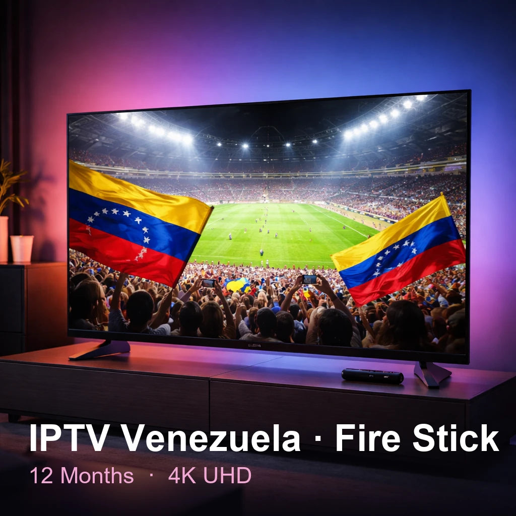 IPTV Venezuelaaa for Fire Stick — live TV, sports, movies & series in 4K UHD (12 Months)