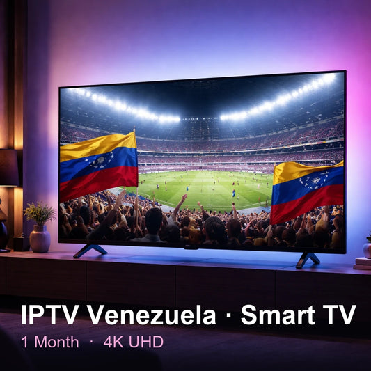 IPTV Venezuelaaa for Smart TV — live TV, sports, movies & series in 4K UHD (1 Month)